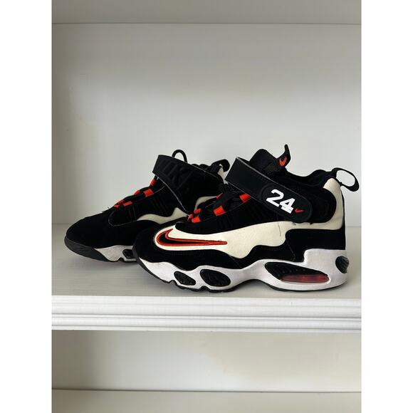 Big Kid's Nike Air Griffey Max 1 Coconut Milk/Black-Team Orange San Francisco - Picture 4 of 4